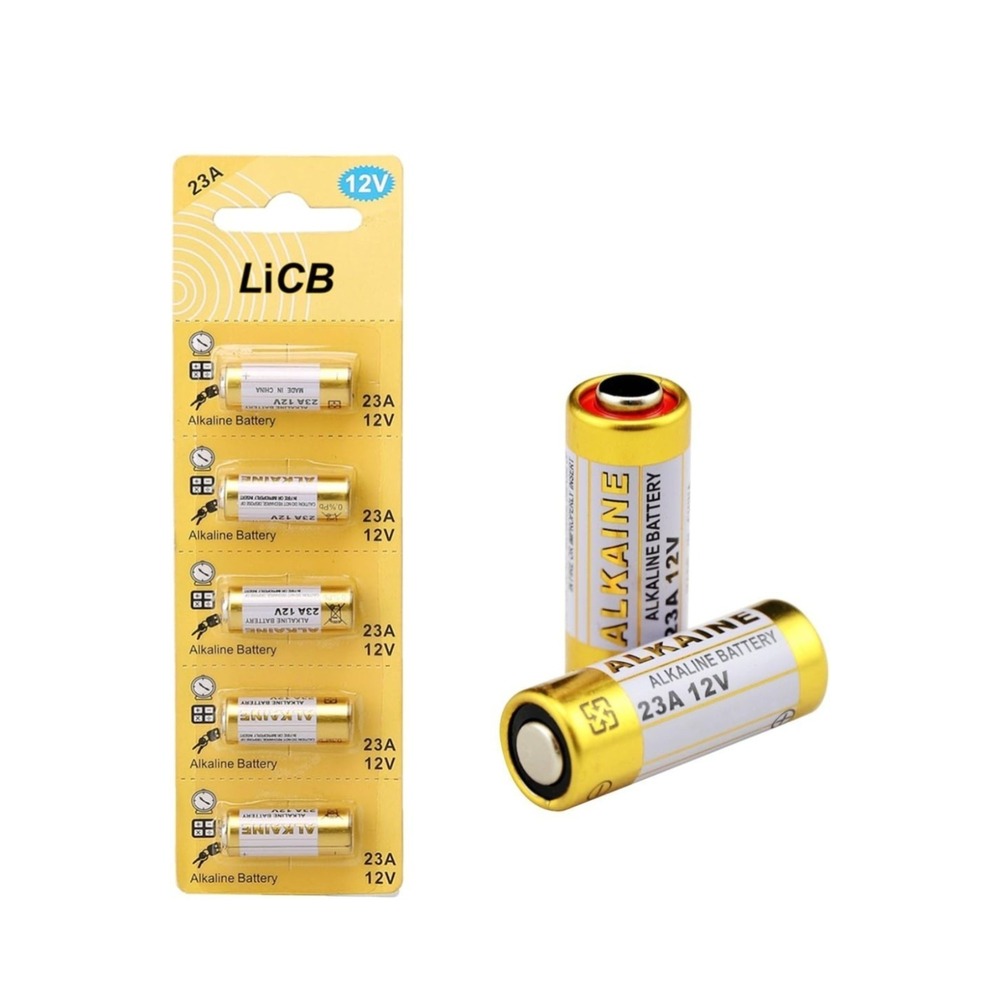 5 Pack LiCB A23 23A 12V Alkaline Batteries A23/23A MN21 GP23A Remote Key Fob